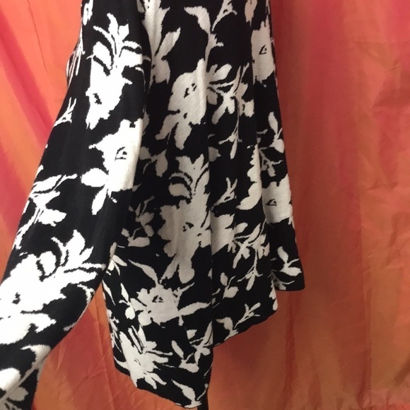 Belldini Women’s Cardigan Open Front Black/White Approx XL - Picture 4 of 9